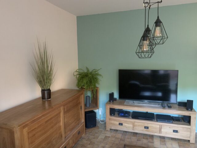 Salon rénové meilleur circulation fluide agencement